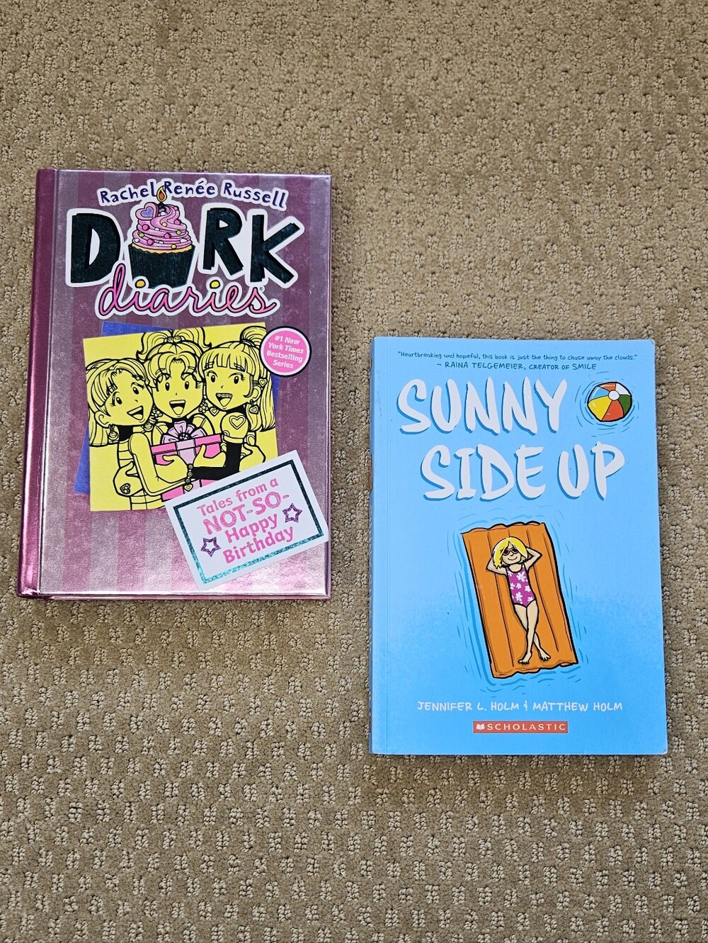 Dork Diaries #13 & Sunny Side Up book bundle